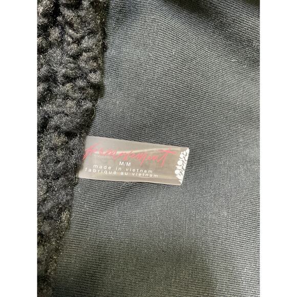 Free People Hit The Slopes Blue Printed Fleece Jacket Size M - Picture 5 of 5